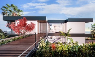 Modern Contemporary, Mediterranean lifestyle villa with sea view in Gated community for sale in Benahavis - Marbella 2719 