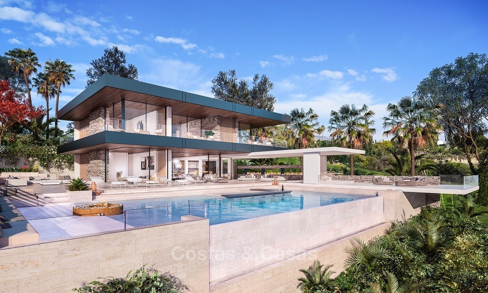 Modern Contemporary, Mediterranean lifestyle villa with sea view in Gated community for sale in Benahavis - Marbella 2720