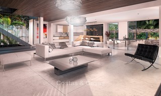 Modern Contemporary, Mediterranean lifestyle villa with sea view in Gated community for sale in Benahavis - Marbella 2723 
