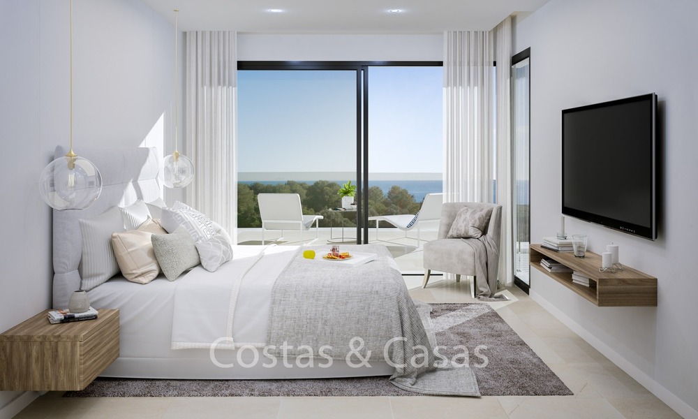 Contemporary, Modern Villas with Sea Views for sale at Walking distance to the Beach and Marina - Marbella East - Mijas 2807
