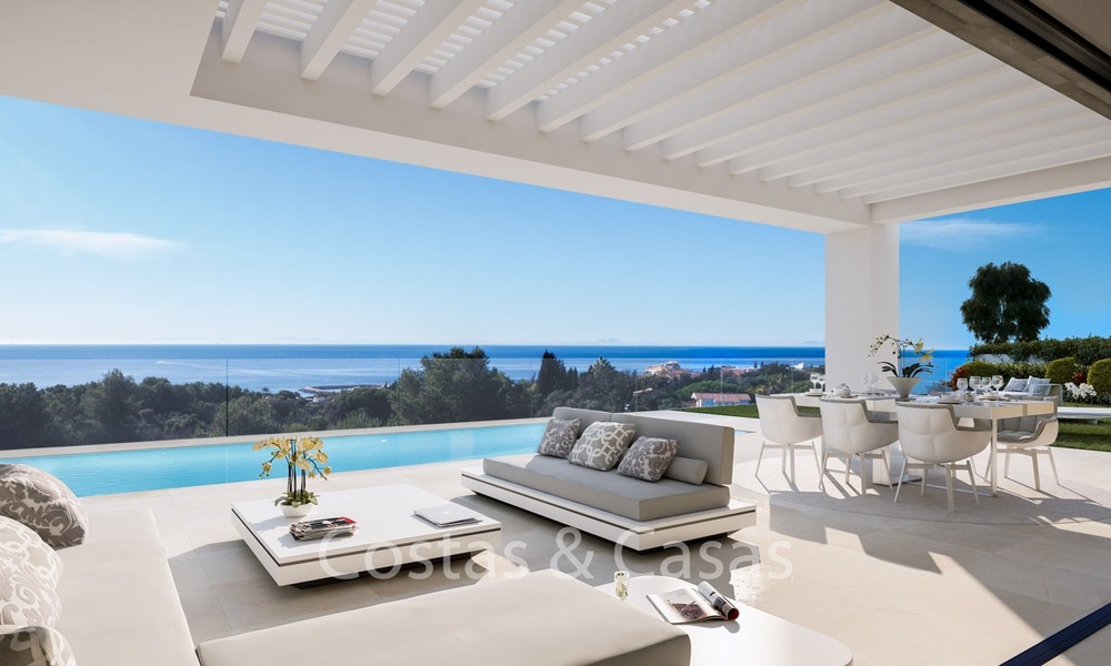 Contemporary, Modern Villas with Sea Views for sale at Walking distance to the Beach and Marina - Marbella East - Mijas 2815
