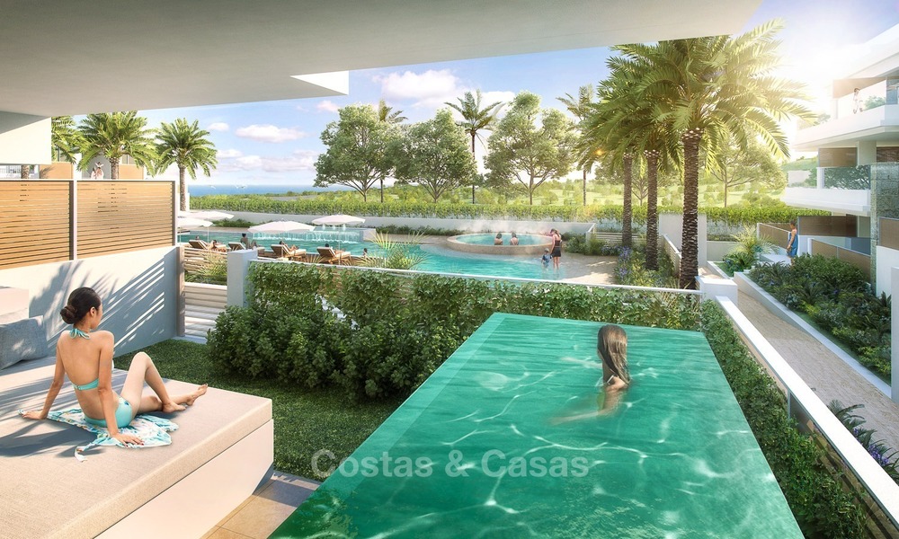 New luxury modern apartments with private pool for sale in Mijas, Costa del Sol 2787
