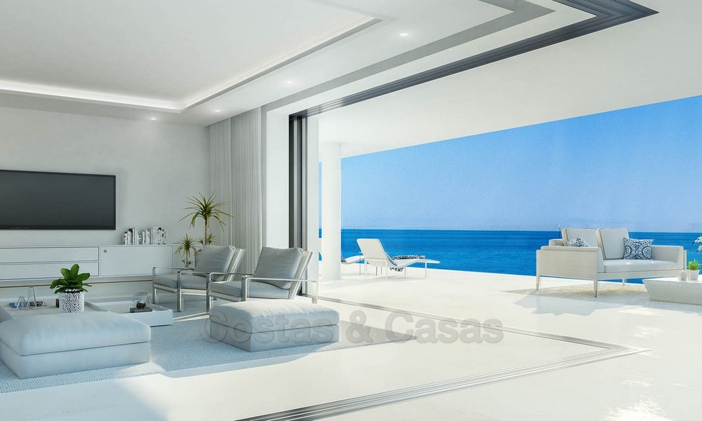 Exclusive New, Modern Front line beach Apartments for sale, Marbella - Estepona. Resales available. 3039