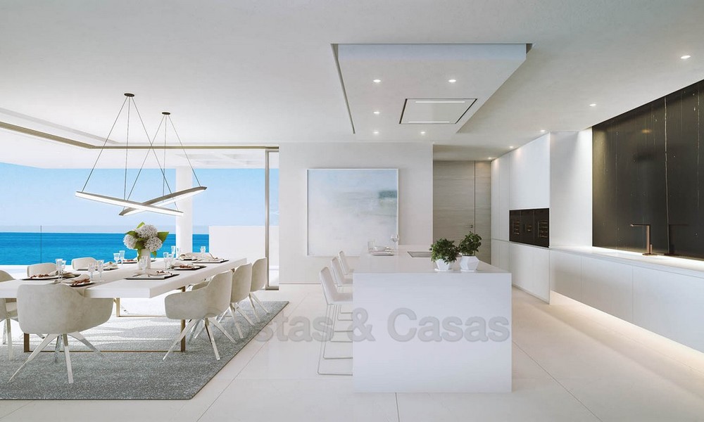 Exclusive New, Modern Front line beach Apartments for sale, Marbella - Estepona. Resales available. 3042