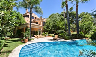 Top Quality, Classical style Villa for sale on The Golden Mile, Marbella. Reduced in price! 3142 