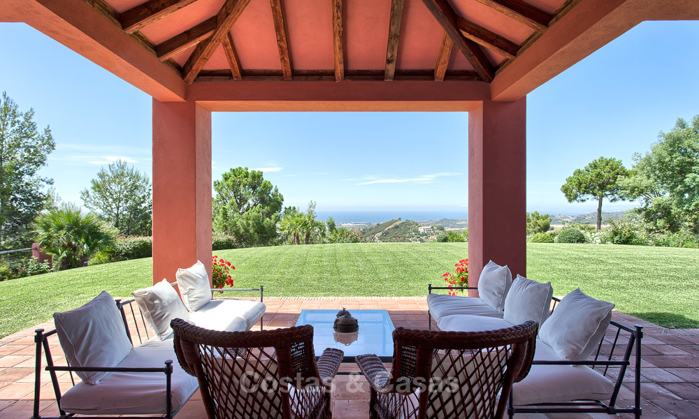 Spanish style luxury Villa with Panoramic views for sale set in a Luxurious Gated Golf Resort in Benahavis - Marbella 3179