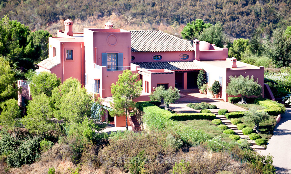 Spanish style luxury Villa with Panoramic views for sale set in a Luxurious Gated Golf Resort in Benahavis - Marbella 3171