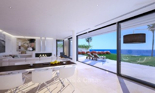 Modern Villa for sale with stunning open Sea Views, 5 minutes' walk to the beach in Estepona 3216 