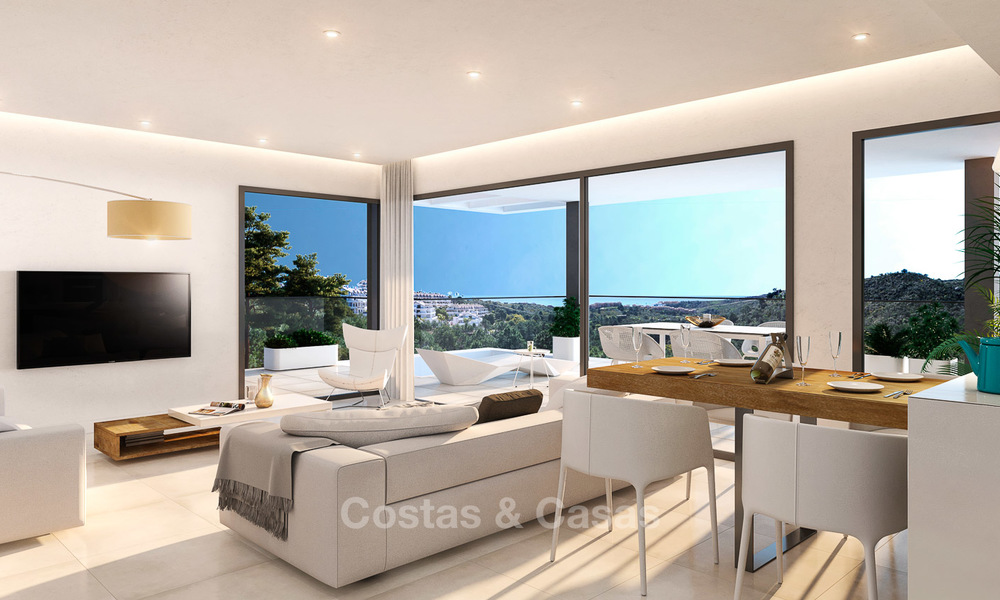Brand new modern apartments for sale on the New Golden Mile, between Marbella and Estepona 3399