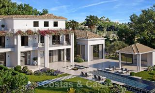 Project with spacious plot and spectacular new build villa for sale, in an exclusive golf resort, frontline golf in Benahavis - Marbella 50219 