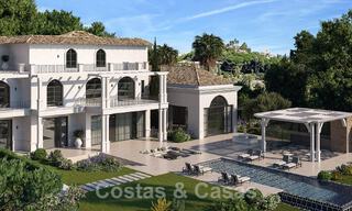 Project with spacious plot and spectacular new build villa for sale, in an exclusive golf resort, frontline golf in Benahavis - Marbella 50220 