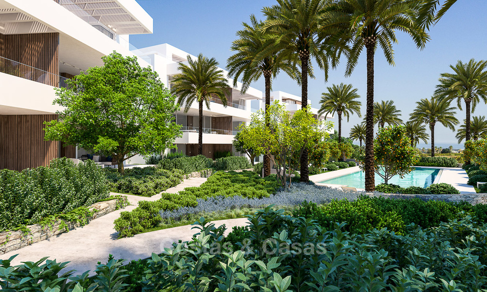 Brand new luxury and eco-friendly apartments with seaviews for sale in a boutique innovative project in Benahavis - Marbella 3557