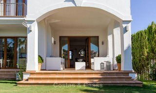 Ready to move in new villa for sale, first line golf in a gated golf resort, New Golden Mile, Marbella - Estepona 3493 