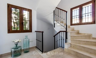 Ready to move in new villa for sale, first line golf in a gated golf resort, New Golden Mile, Marbella - Estepona 3507 