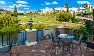 Ready to move in new villa for sale, first line golf in a gated golf resort, New Golden Mile, Marbella - Estepona 3543 