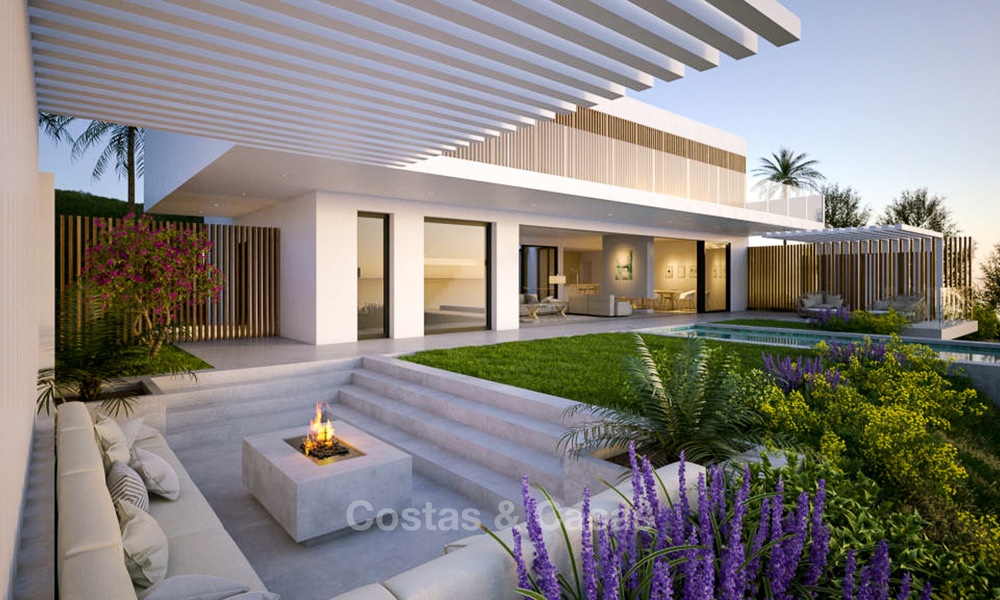 Two luxury and modern contemporary eco-friendly new villas for sale in a boutique development, Casares - Estepona 3568