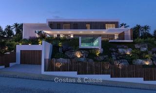 Two luxury and modern contemporary eco-friendly new villas for sale in a boutique development, Casares - Estepona 3564 