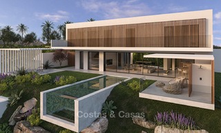 Two luxury and modern contemporary eco-friendly new villas for sale in a boutique development, Casares - Estepona 3566 