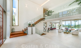 Extraordinary contemporary luxury villa with breath taking sea views for sale in Sierra Blanca, Golden Mile, Marbella 27019 