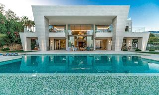 Extraordinary contemporary luxury villa with breath taking sea views for sale in Sierra Blanca, Golden Mile, Marbella 27026 