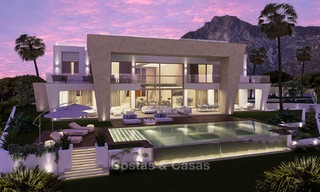 Extraordinary contemporary luxury villa with breath taking sea views for sale in Sierra Blanca, Golden Mile, Marbella 3663 