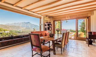 Charming and spacious Andalusian style villa for sale in El Madroñal, Benahavis - Marbella 3769 