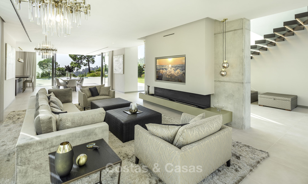 New elegant-contemporary modern luxury villa for sale in El Madroñal, Benahavis - Marbella 17146