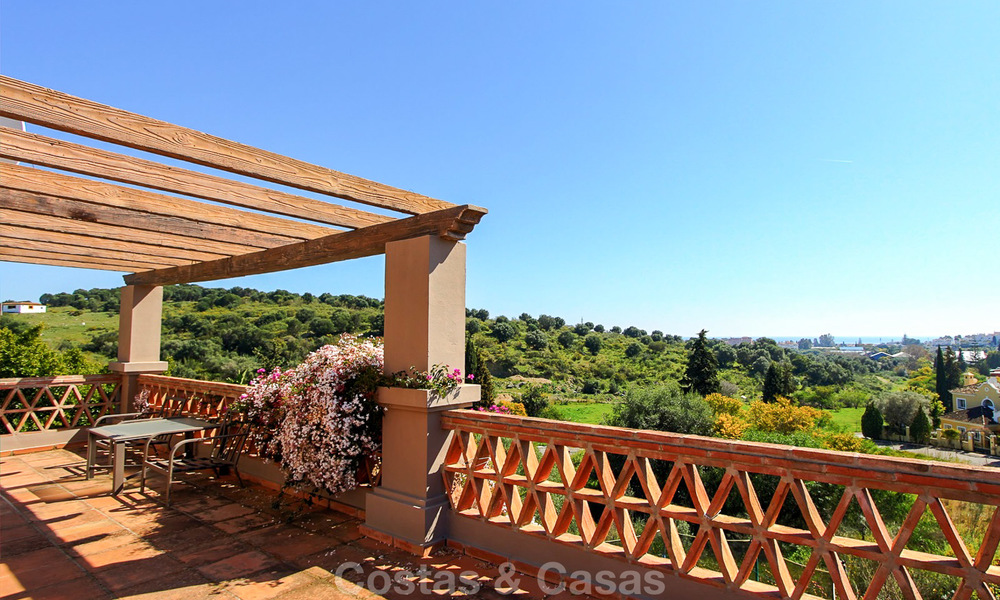 Spectacular, modern Andalusian style luxury villa for sale, New Golden Mile, Benahavis - Marbella 3948