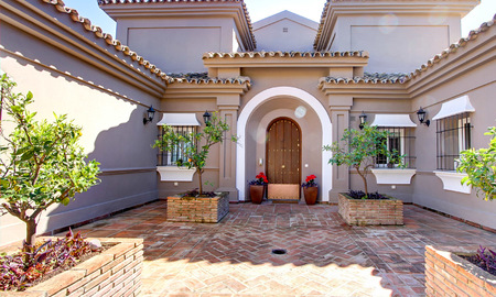 Spectacular, modern Andalusian style luxury villa for sale, New Golden Mile, Benahavis - Marbella 3955