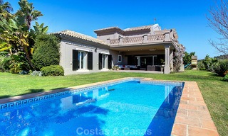 Spectacular, modern Andalusian style luxury villa for sale, New Golden Mile, Benahavis - Marbella 3958 