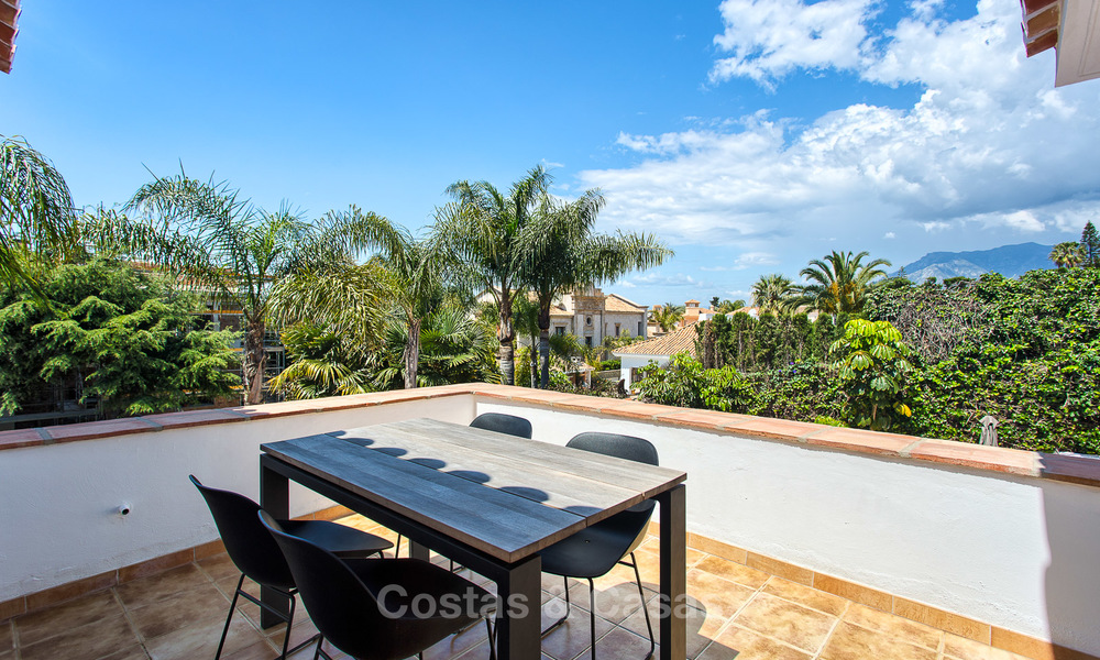 Recently renovated beach side luxury villa for sale in Los Monteros, East Marbella 4055
