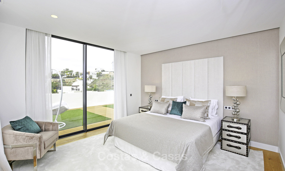 New modern contemporary luxury villa with sea views for sale, Benahavis, Marbella 36599