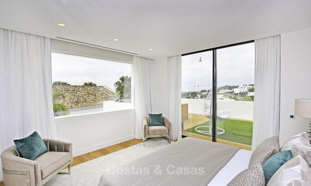 New modern contemporary luxury villa with sea views for sale, Benahavis, Marbella 36600