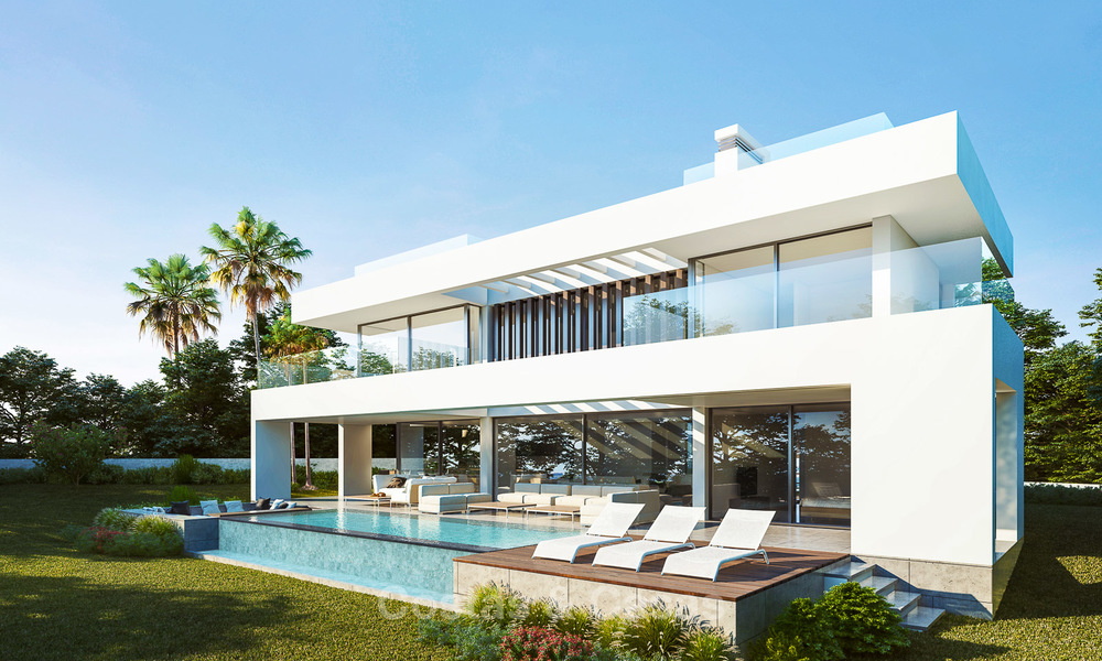 Luxury, modern contemporary villa for sale with spectacular sea views, Estepona, Costa del Sol 3997