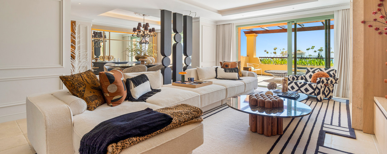 Ultra-luxurious duplex penthouse with award-winning interior for sale at Los Flamingos Golf Resort in Marbella - Benahavis