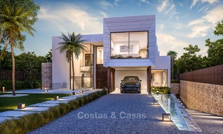 Majestic and luxurious contemporary villa for sale in an exclusive beachside urbanisation, Guadalmina Baja, Marbella. 4116 