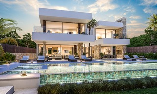 Majestic and luxurious contemporary villa for sale in an exclusive beachside urbanisation, Guadalmina Baja, Marbella. 4117 