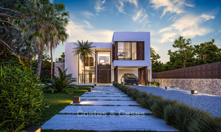 Majestic and luxurious contemporary villa for sale in an exclusive beachside urbanisation, Guadalmina Baja, Marbella. 4123 