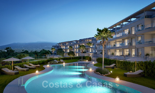 New built modern apartments for sale in a new contemporary development - Mijas, Costa del Sol 28933 