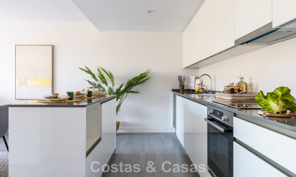 New built modern apartments for sale in a new contemporary development - Mijas, Costa del Sol 780181