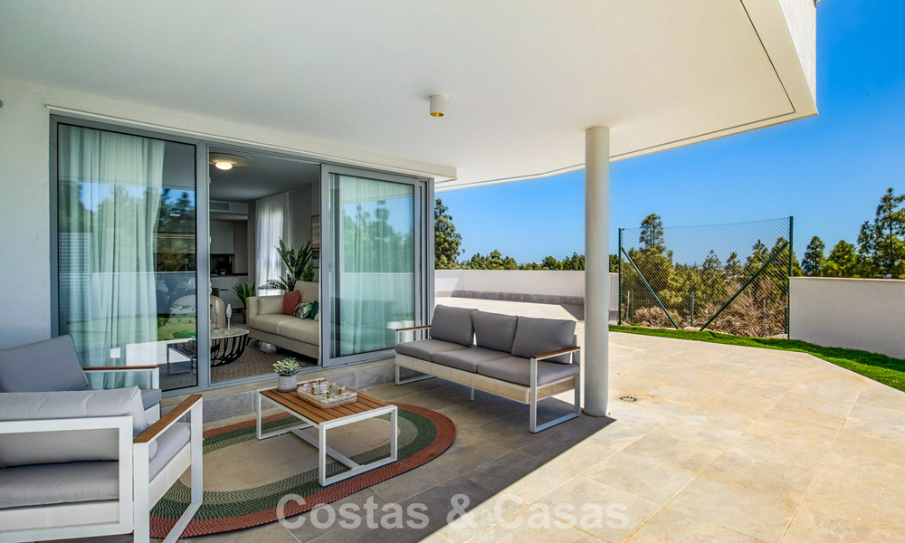 New built modern apartments for sale in a new contemporary development - Mijas, Costa del Sol 780189