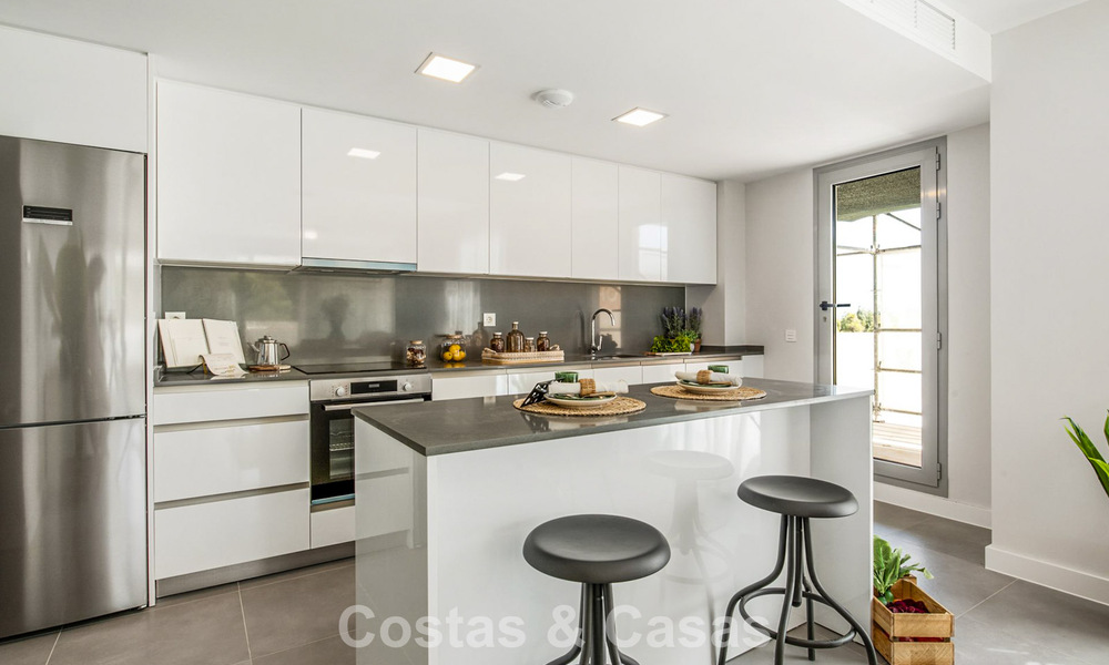 New built modern apartments for sale in a new contemporary development - Mijas, Costa del Sol 780191