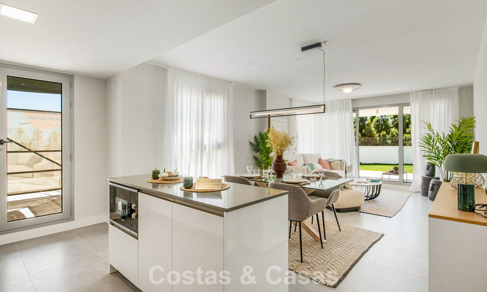 New built modern apartments for sale in a new contemporary development - Mijas, Costa del Sol 780192