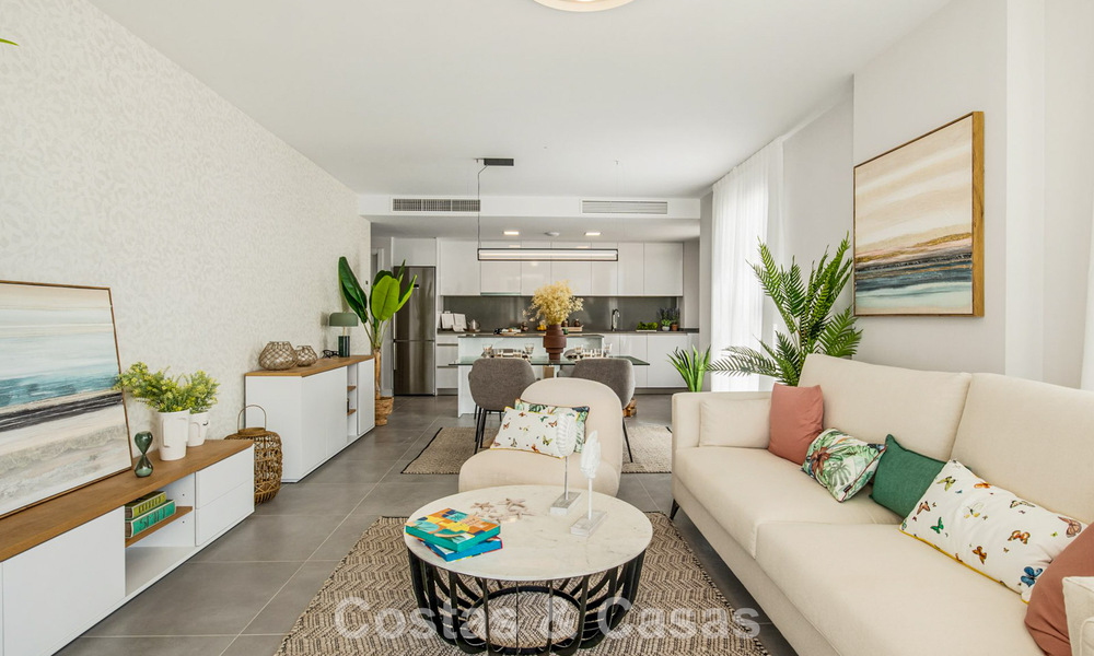 New built modern apartments for sale in a new contemporary development - Mijas, Costa del Sol 780193