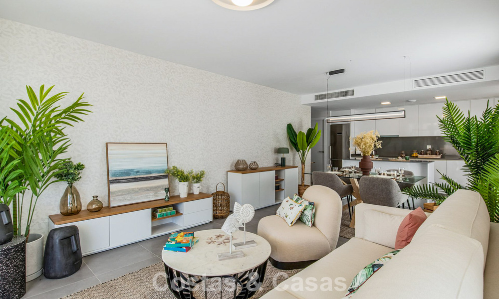 New built modern apartments for sale in a new contemporary development - Mijas, Costa del Sol 780194