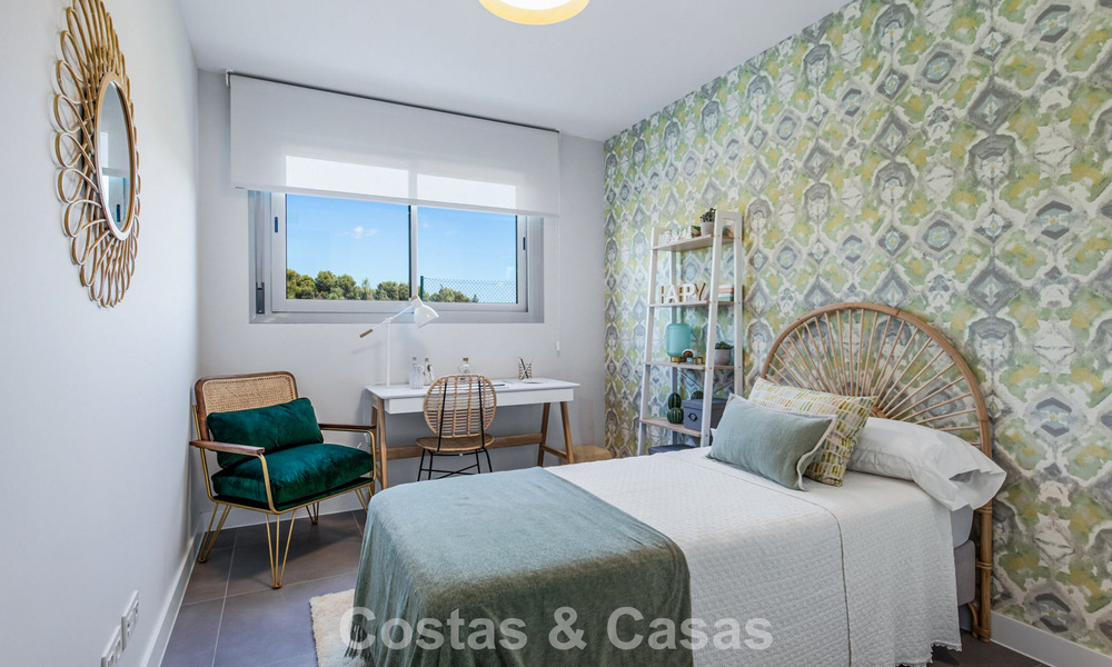 New built modern apartments for sale in a new contemporary development - Mijas, Costa del Sol 780196