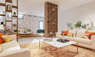 New built modern apartments for sale in a new contemporary development - Mijas, Costa del Sol 780203 
