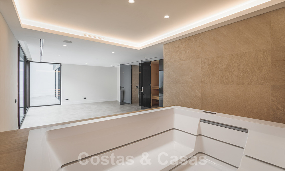 Brand new, beach side ultra-modern designer style villa for sale, Estepona East - Marbella. Ready to move in. 30720