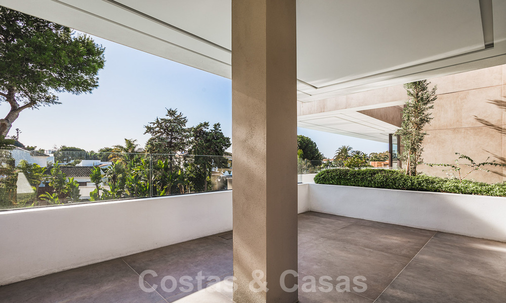 Brand new, beach side ultra-modern designer style villa for sale, Estepona East - Marbella. Ready to move in. 30723