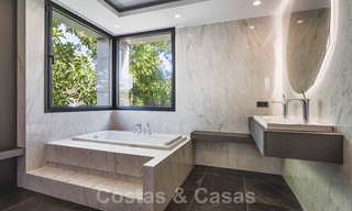 Brand new, beach side ultra-modern designer style villa for sale, Estepona East - Marbella. Ready to move in. 30724 